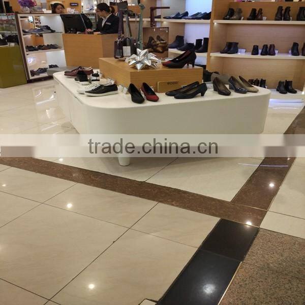 shoe display table rack for shoe and clothes store