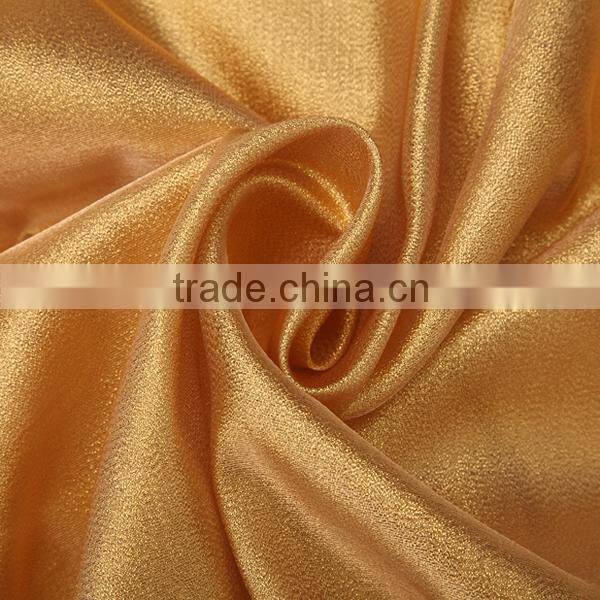 Polyester Metallic Yarn Dyed Lame Fabric for Costume