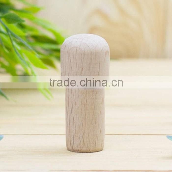 Safety smooth wooden DIY blank peg doll