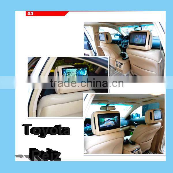 9 inch headrest car dvd player with 32 bit wireless games IR radio tuner and zipper cover,9 inch car dvd player,headrest car dvd