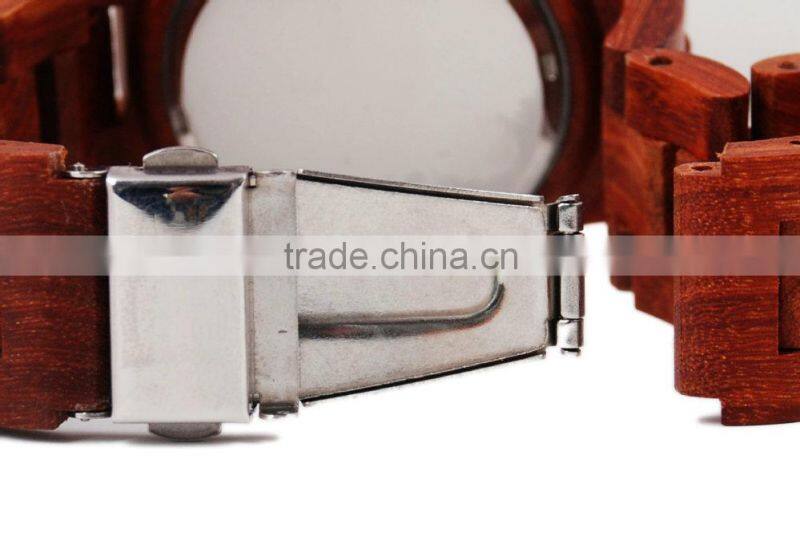 Mixed color Bewell Wristwatch Wooden Water Resistant Wooden WristWatch Women Men Bewell Wristwatch Wooden