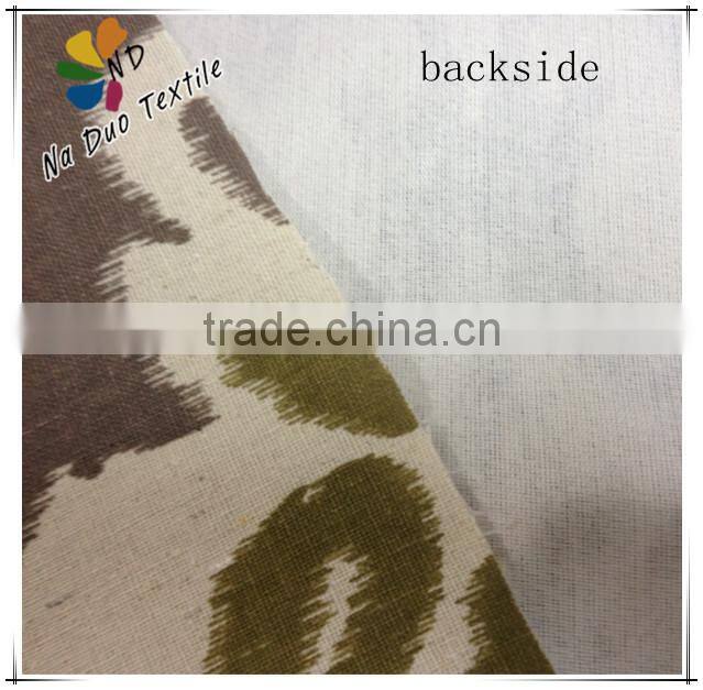 2013 Printed cotton linen fabric