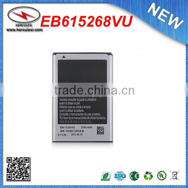 100% New Battery EB615268VU For Samsung I889 I9220 N7000 2500mAh P