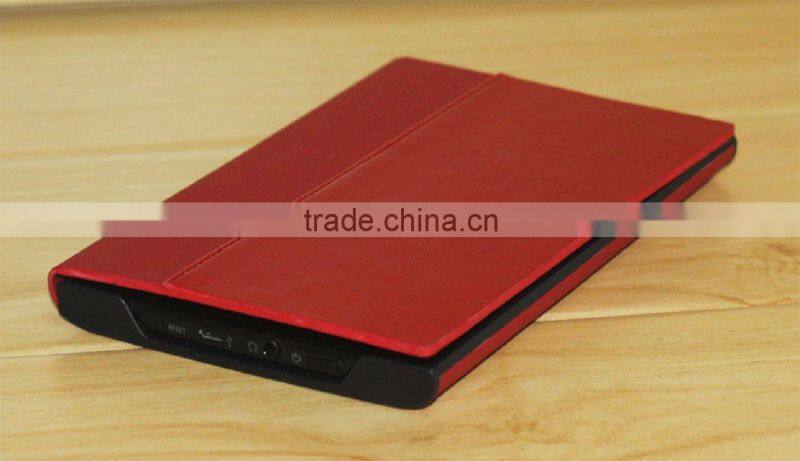 6 Inch Ebook Case PU Leather Skin Case For Sony Reader PRS T1 T2