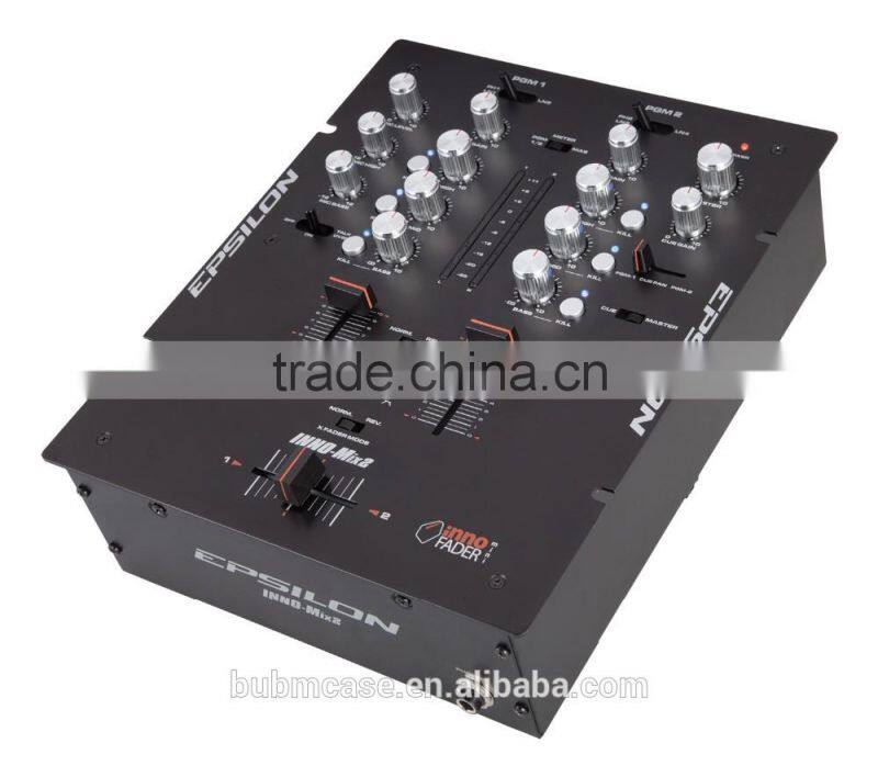 EPSILON INNO MIX 2 channel Digital Audio dj sound mixer at production cost