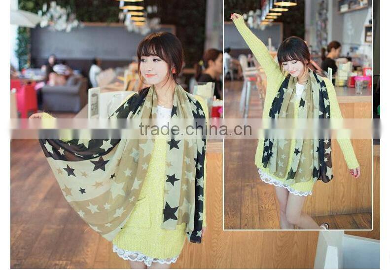 Fashion cheap chiffon scarf,bulk wholesale silk scarf,custom scarf