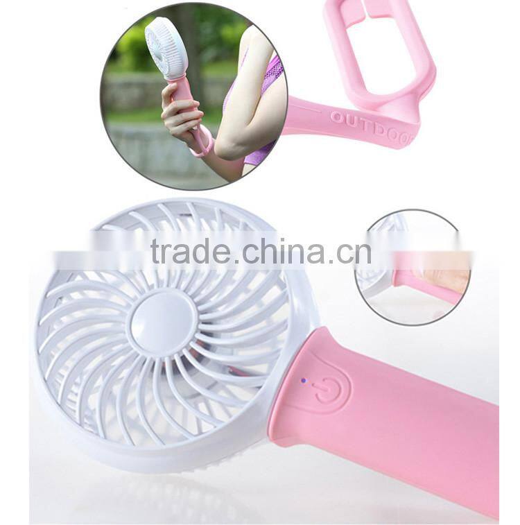 Factory wholesale universal portable operated handheld mini fan power bank