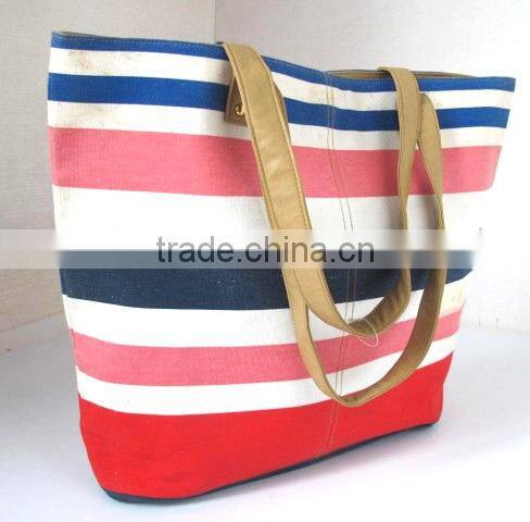 Factory direct price ladies canvas tote bag