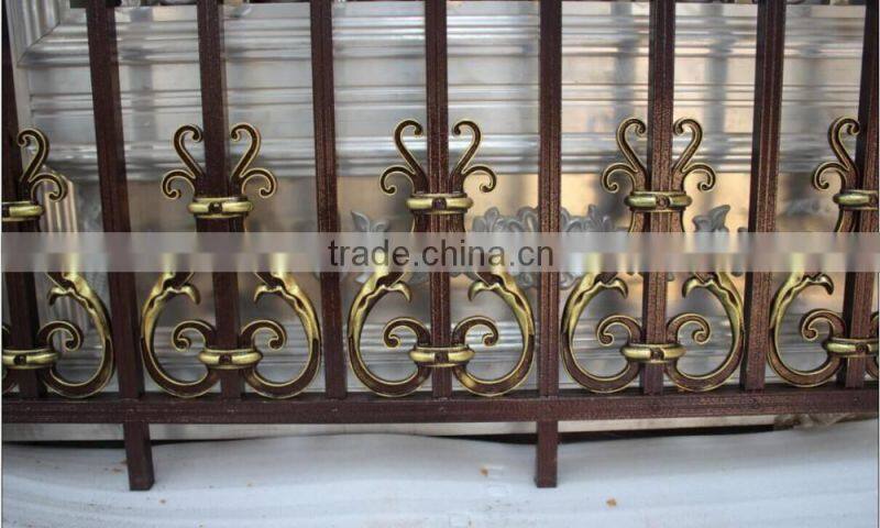 2016 Modern design powder coated cheap fence of aluminum