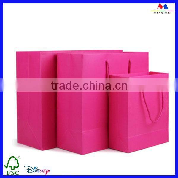 recycled high end paper packing bags