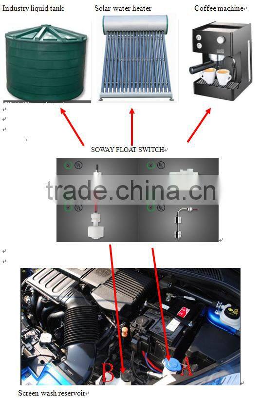 Soway SF141 Stainless steel SS304 two wires float type level switch/water level float switch