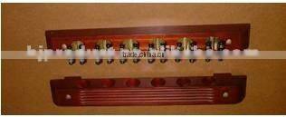 Snooker accessory billiard products Wooden 8 pcs pool cue table