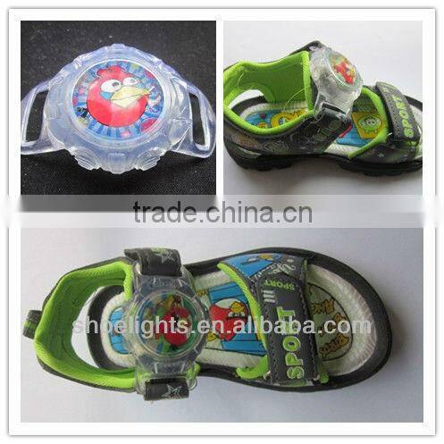 silicone led watch light for kid shoes decoration