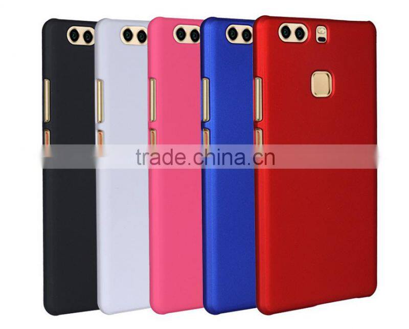 2016 Alibaba New Products Matte Frosted Shield Hard PC Plastic Back Cover Case For Huawei Ascend P9 Mobile Phone Cases