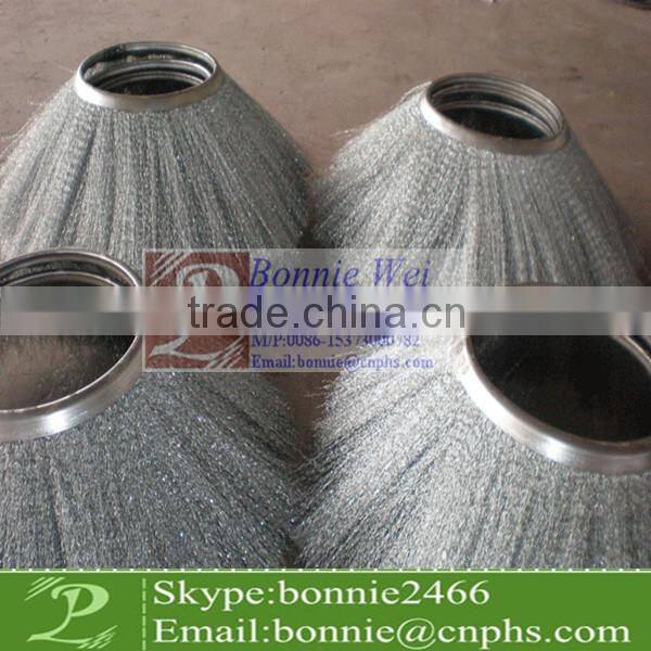 Bright brush spring wire
