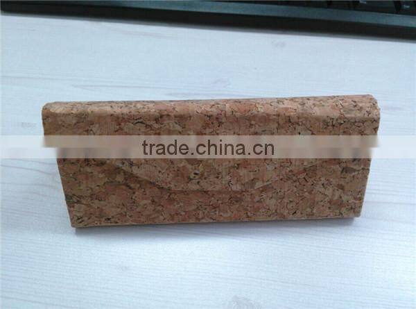 BOSHIHO embossed Cork wood sunglasses case