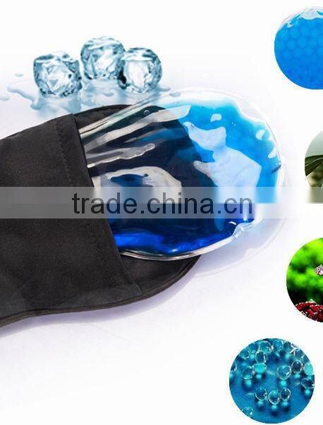 2016 Custom 3D High quality Cool Sleeping Gel Eye Mask, Hot and Cold Eye Mask, Luxury Sleep Mask EM-010