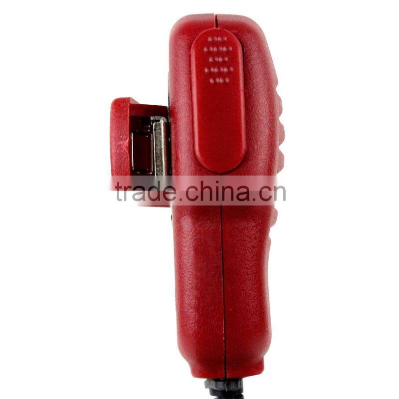 New Red Frosted Shell Waterproof IP54 3.5mm Mono Jack PTT Handheld shoulder Speaker MIC For Motorola Radio GP2000 GP2100 GP300 G