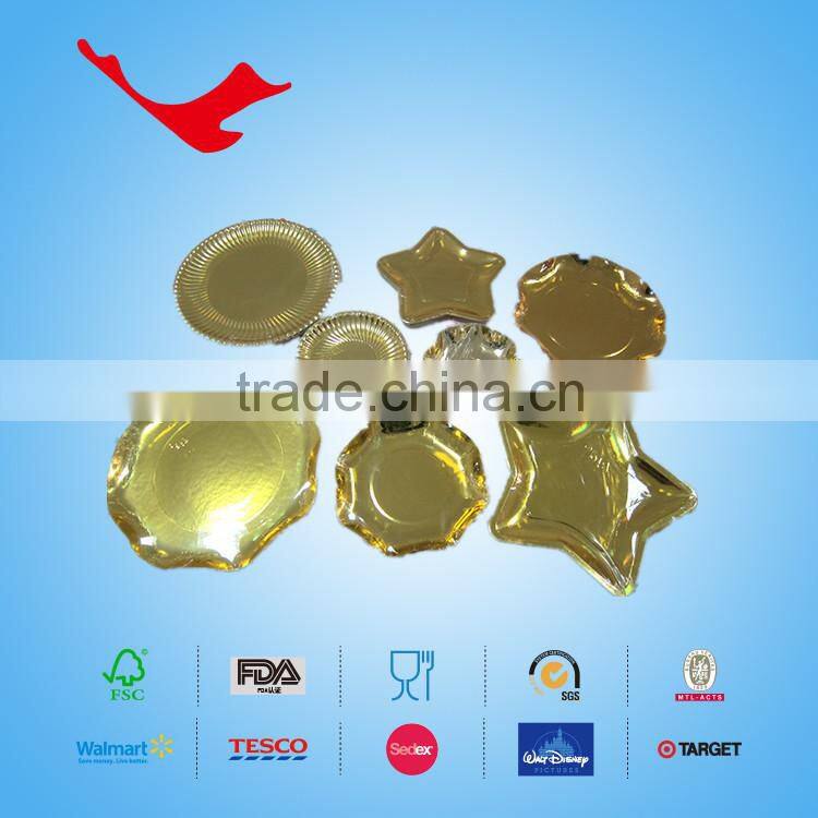 Birthday party Square Printed paper plate for fruit & sweet