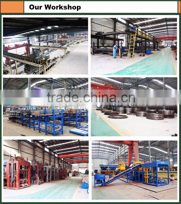 2016 newly building materials QT40-2 semi auto brick making machine for small business