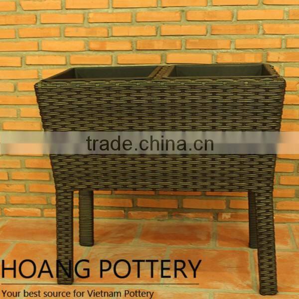 Handmade Wicker Planters Garden