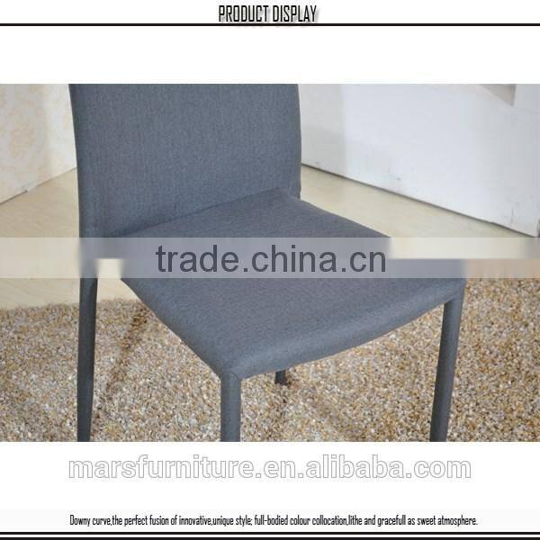 Wholesale Modern Cheap Colorful Stacking Fabric Dining Chair For Dining Room Furniture