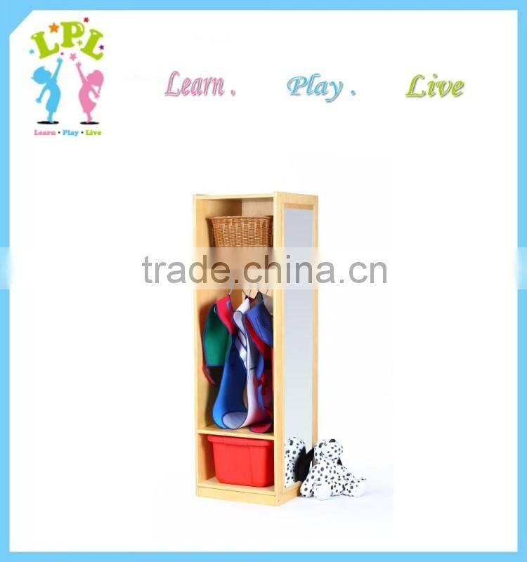 High quality plywood export USA Europe Children furnitures in preschool all kind of storage locker cabinet