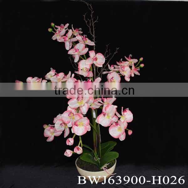 Hot sale new style artificial phalaenopsis orchids, decorative flowers for sale