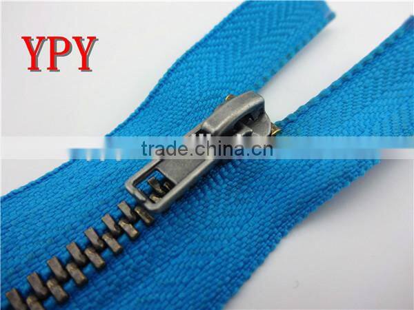 top sale metal zipper with blue tape