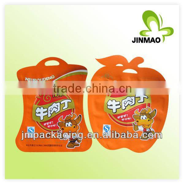 Fancy design bottle shape packaging bag