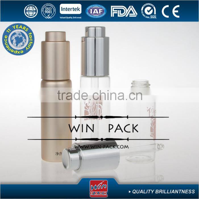7ml 8ml 10ml 15ml shiny gold glass dropper bottles