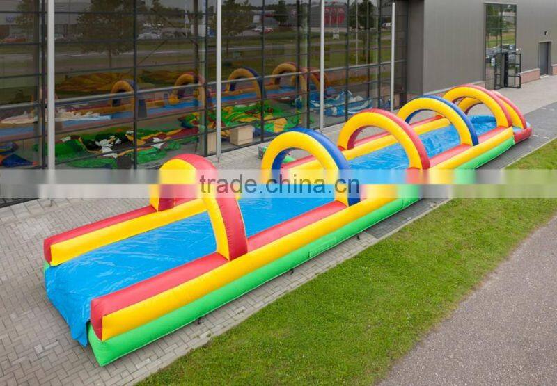 Hola summer color inflatable slip n slide/inflatable slide/inflatable water slide