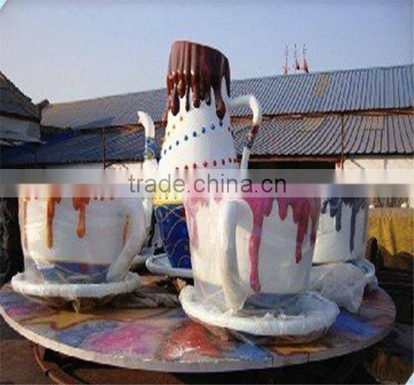 Luxury outdoor rotating coffee cup ride amusement Park Rides