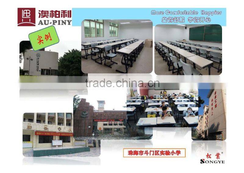 (m1)Double school desk and chair ,Two seater school table and chair ,Student desk and chair ,School furniture