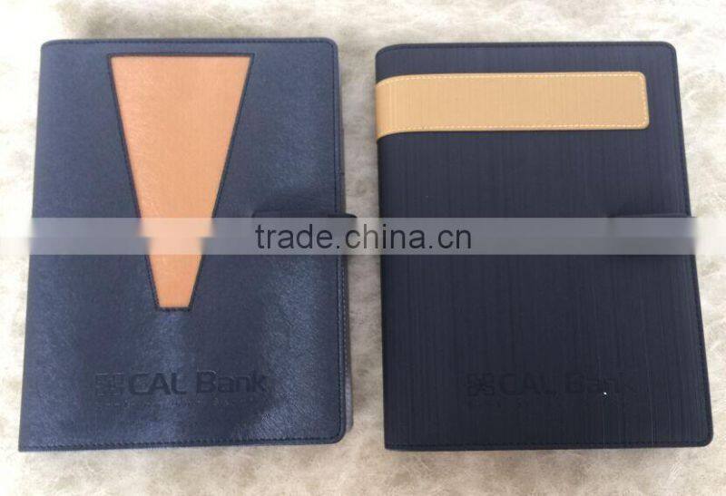 a5 whosesale leather usb notebook for muntajat