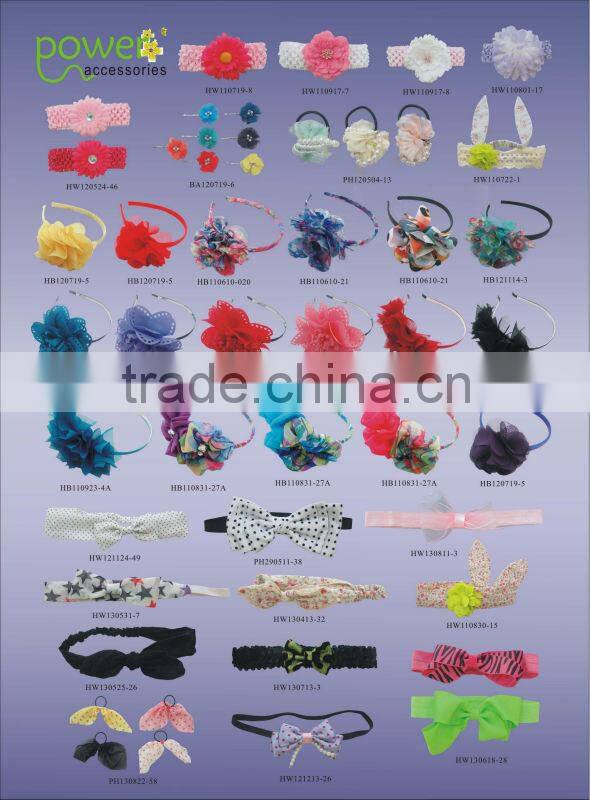 2014 cute flower baby headband headwrap manufacturer