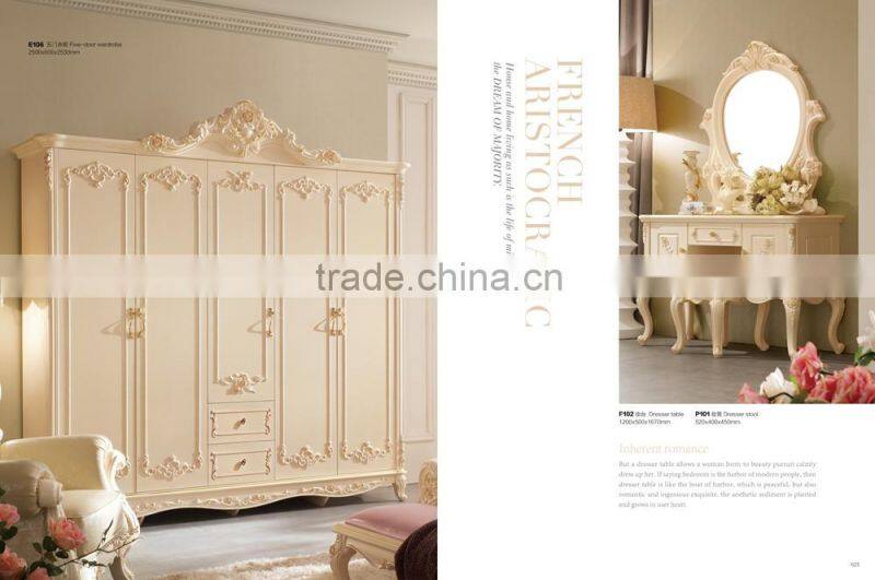 3 Drawers Jewelry Wood Mirrored Dresser Cabinet Design