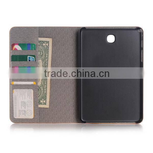 Newest best Quality 9 inch Flip Leather Tablet Case With Card Hoder For Samsung T350