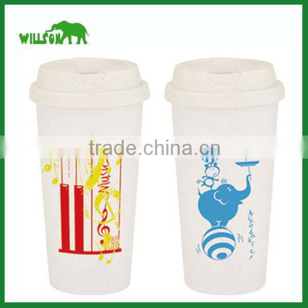 High Quality 16Oz Thermal Mug with Customized Logo Printing For Coffee