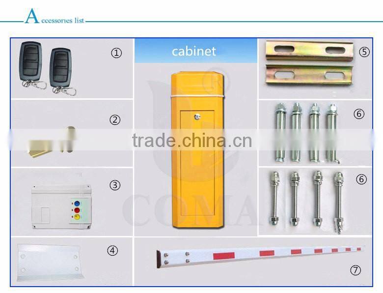 Toll automatic & manual barrier boom gate fast open