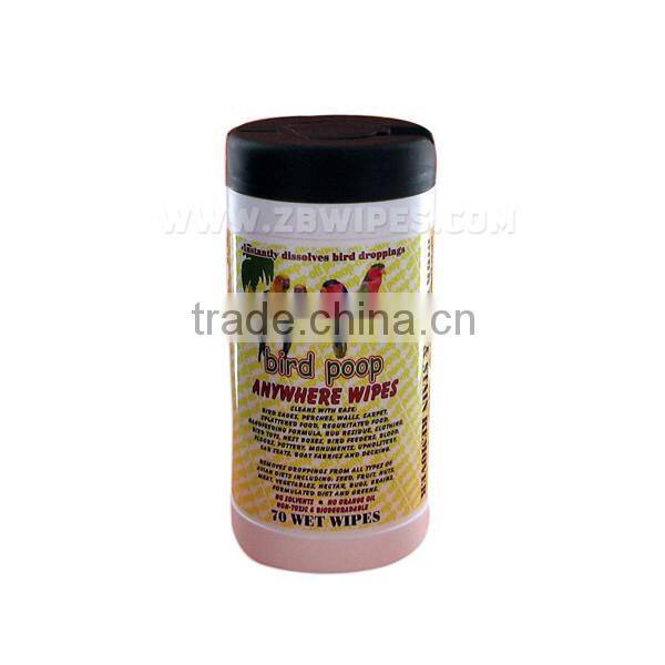 Bird Poop-off Wipes Cleaning Garden Wet Tissue