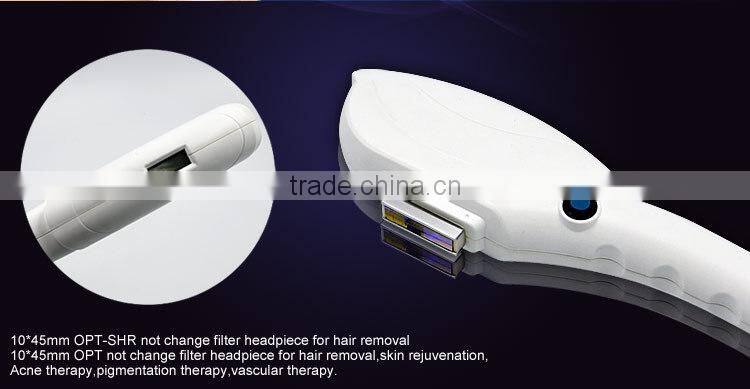 photo dynamic therapy oxygen inject machine shr ipl hair removal with double handle