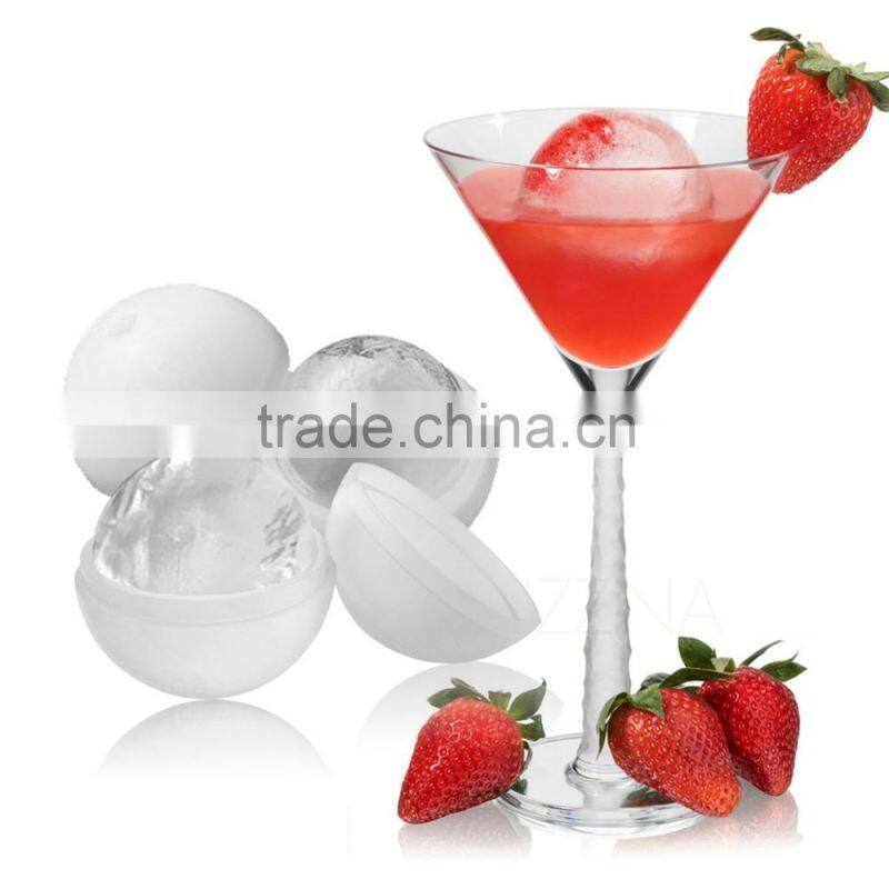 2016 Hot selling Food grade Eco-friendly non-stick Circular silicon rubber icecube tray