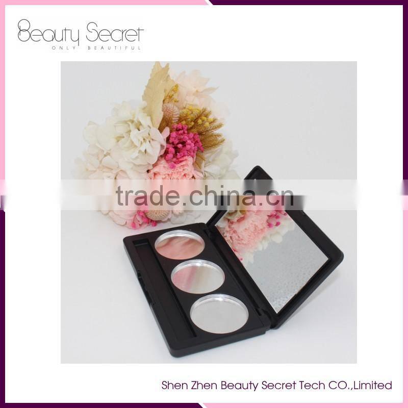 Wholesale Empty Magnetic Makeup Palette DIY Eyeshadow Palette with 3 pans