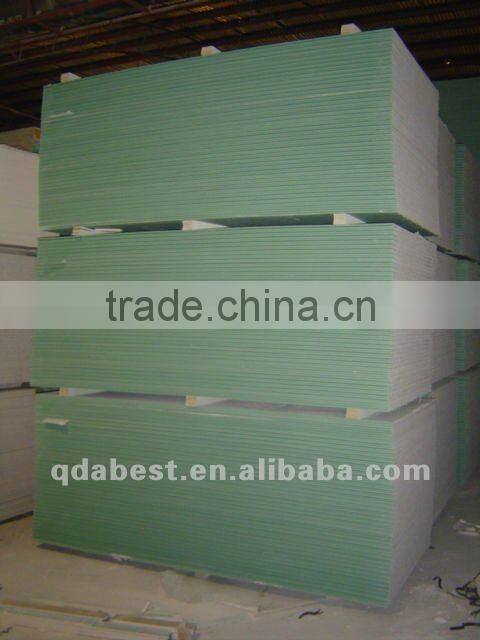 Waterproof paper faced gypsum board