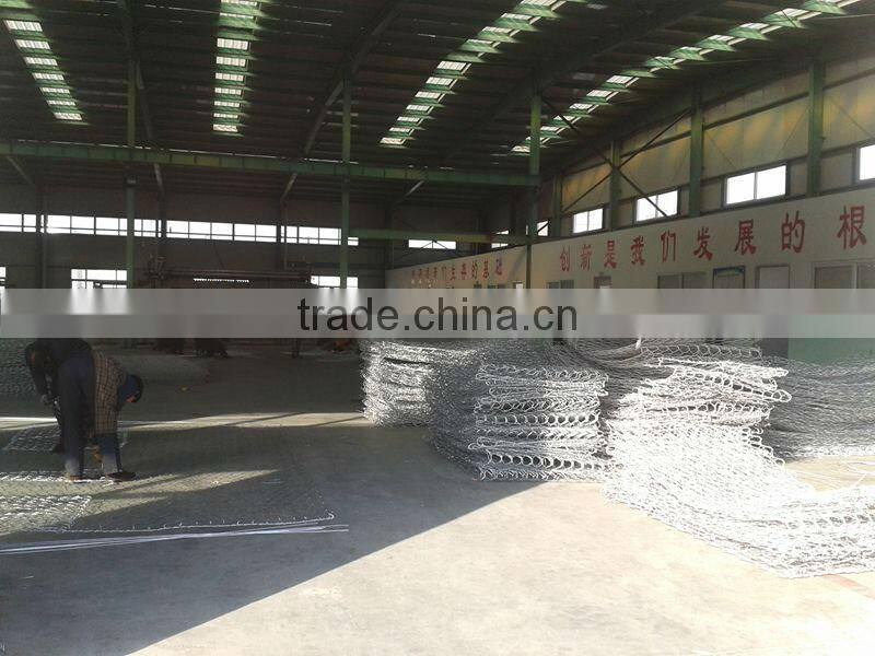 Hot dipped galvanized gabion baskets for prevent flood (competitive price )