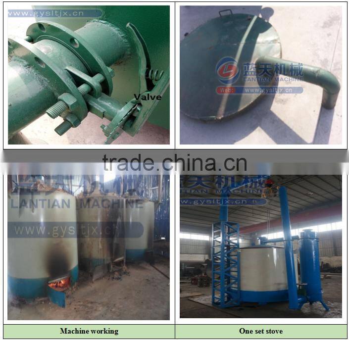 2017 Year Three Tons Charcoal Per Day Corncob Carbonization Stove