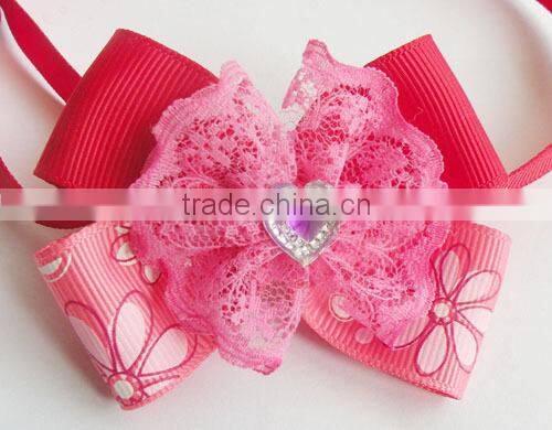 Wholesale decorative dog collars dog bow tie