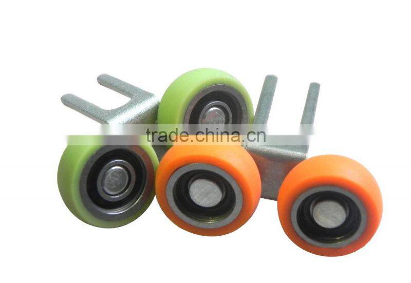 Yczco Rubber plastic sliding wardrobe door roller with 624 - 2RS bearing
