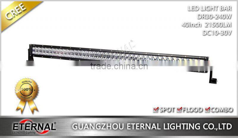 40in 240W straight 4x4 powersports ATV UTV bune buggy off road truck led light bar